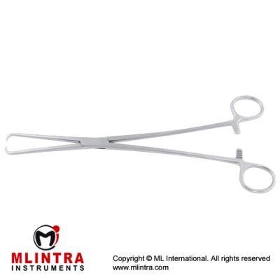 Pozzi Tenaculum Forcep Stainless Steel, 25.5 cm - 10"